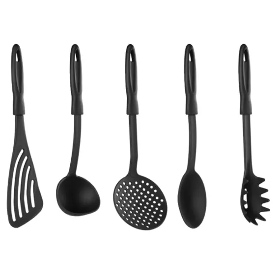 სამზარეულოს აქსესუარების ნაკრები Ardesto Kitchen utensil set Gemini Gourmet, black, 5 шт., 2 image - TechMall.geსამზარეულოს აქსესუარების ნაკრები Ardesto Kitchen utensil set Gemini Gourmet, black, 5 шт., 2 image - TechMall.ge ,სამზარეულოს აქსესუარების ნაკრები Ardesto Kitchen utensil set Gemini Gourmet, black, 5 шт., 2 image - TechMall.ge