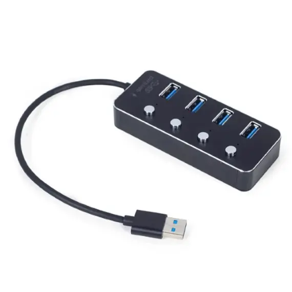 USB ჰაბი Gembird UHB-U3P4P-01 USB3.1 powered 4-port hub with switches Black, 2 image - TechMall.geUSB ჰაბი Gembird UHB-U3P4P-01 USB3.1 powered 4-port hub with switches Black, 2 image - TechMall.ge ,USB ჰაბი Gembird UHB-U3P4P-01 USB3.1 powered 4-port hub with switches Black, 2 image - TechMall.ge