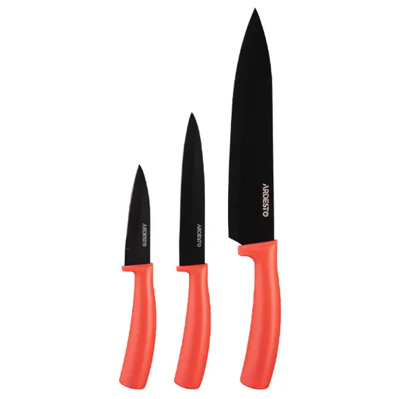 დანების ნაკრები Ardesto Black Mars Knives Set 3 pcs, red, stainless steel, plastic - TechMall.geდანების ნაკრები Ardesto Black Mars Knives Set 3 pcs, red, stainless steel, plastic - TechMall.ge ,დანების ნაკრები Ardesto Black Mars Knives Set 3 pcs, red, stainless steel, plastic - TechMall.ge