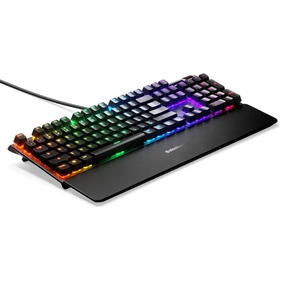 კლავიატურა SteelSeries Keyboard mechanical Apex 7 104key, Red Switch, USB-A, EN, RGB, black, 2 image - TechMall.geკლავიატურა SteelSeries Keyboard mechanical Apex 7 104key, Red Switch, USB-A, EN, RGB, black, 2 image - TechMall.ge ,კლავიატურა SteelSeries Keyboard mechanical Apex 7 104key, Red Switch, USB-A, EN, RGB, black, 2 image - TechMall.ge