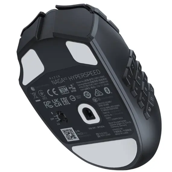 მაუსი Razer Naga V2 HyperSpeed, WL/BT, Black, 5 image - TechMall.geმაუსი Razer Naga V2 HyperSpeed, WL/BT, Black, 5 image - TechMall.ge ,მაუსი Razer Naga V2 HyperSpeed, WL/BT, Black, 5 image - TechMall.ge