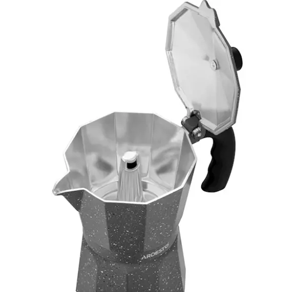 Coffee maker Ardesto Coffee Maker Gemini Molise, 3 cups, gray, aluminum, 3 image - TechMall.geCoffee maker Ardesto Coffee Maker Gemini Molise, 3 cups, gray, aluminum, 3 image - TechMall.ge ,Coffee maker Ardesto Coffee Maker Gemini Molise, 3 cups, gray, aluminum, 3 image - TechMall.ge