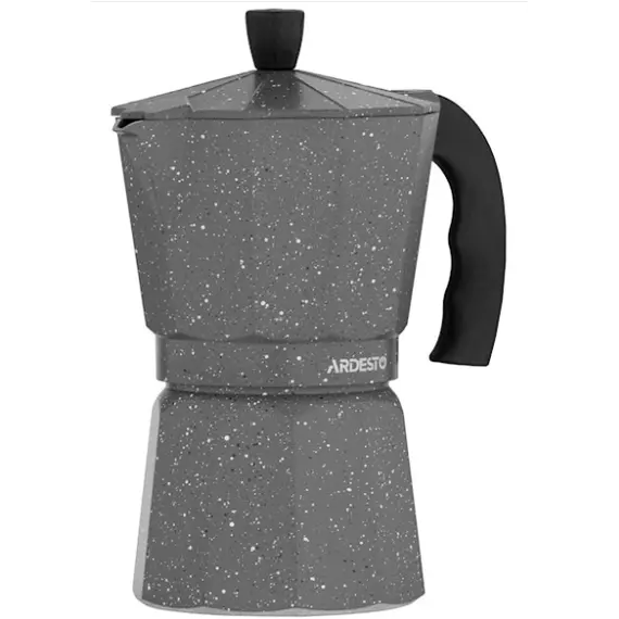 ყავის მადუღარა Ardesto Coffee Maker Gemini Molise, 9 cups, grey, aluminum, 2 image - TechMall.geყავის მადუღარა Ardesto Coffee Maker Gemini Molise, 9 cups, grey, aluminum, 2 image - TechMall.ge ,ყავის მადუღარა Ardesto Coffee Maker Gemini Molise, 9 cups, grey, aluminum, 2 image - TechMall.ge
