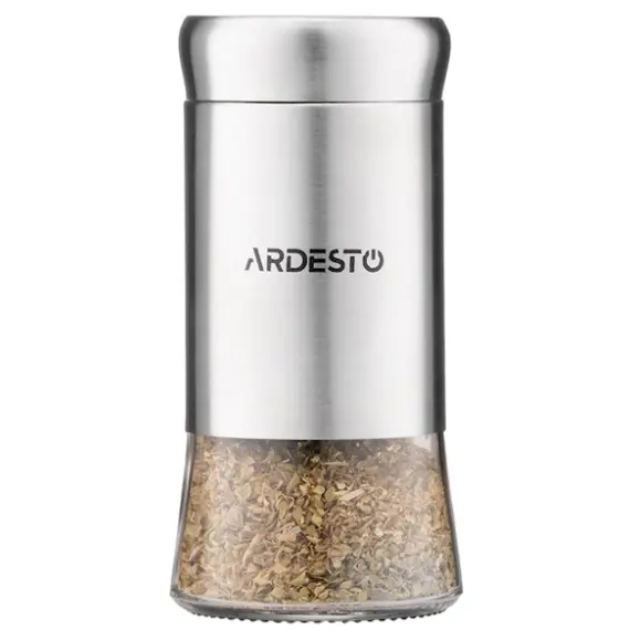 სამარილე და საპილპილე Ardesto Spices Shakers Set Gemini, 2 pcs, stainless steel, glass, 3 image - TechMall.geსამარილე და საპილპილე Ardesto Spices Shakers Set Gemini, 2 pcs, stainless steel, glass, 3 image - TechMall.ge ,სამარილე და საპილპილე Ardesto Spices Shakers Set Gemini, 2 pcs, stainless steel, glass, 3 image - TechMall.ge