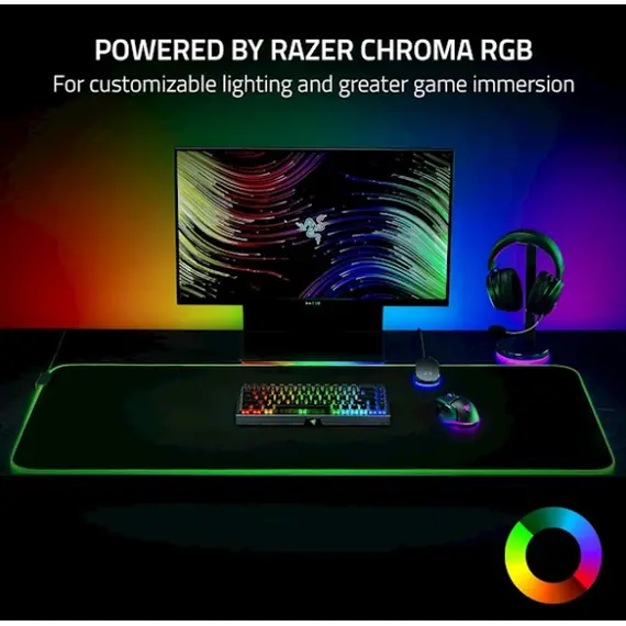 მაუსპადი Razer Mouse Pad Goliathus Chroma RGB 3XL (1200x550x4mm), black, 4 image - TechMall.geმაუსპადი Razer Mouse Pad Goliathus Chroma RGB 3XL (1200x550x4mm), black, 4 image - TechMall.ge ,მაუსპადი Razer Mouse Pad Goliathus Chroma RGB 3XL (1200x550x4mm), black, 4 image - TechMall.ge