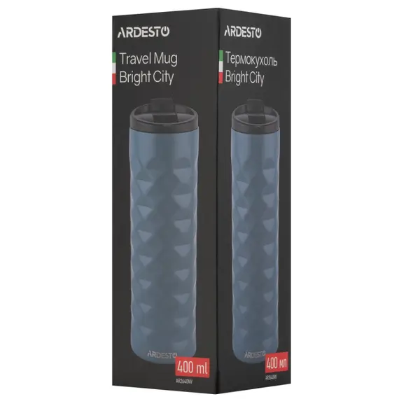 თერმოსი Ardesto Travel mug Bright City 400 ml, stainless steel, dark blue, 4 image - TechMall.geთერმოსი Ardesto Travel mug Bright City 400 ml, stainless steel, dark blue, 4 image - TechMall.ge ,თერმოსი Ardesto Travel mug Bright City 400 ml, stainless steel, dark blue, 4 image - TechMall.ge