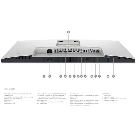 მონიტორი Dell 210-BKTV UltraSharp U2724DE, 27", Monitor, WQHD, IPS, HDMI, USB, USB-C, DP, Silver, 5 image - TechMall.geმონიტორი Dell 210-BKTV UltraSharp U2724DE, 27", Monitor, WQHD, IPS, HDMI, USB, USB-C, DP, Silver, 5 image - TechMall.ge ,მონიტორი Dell 210-BKTV UltraSharp U2724DE, 27", Monitor, WQHD, IPS, HDMI, USB, USB-C, DP, Silver, 5 image - TechMall.ge