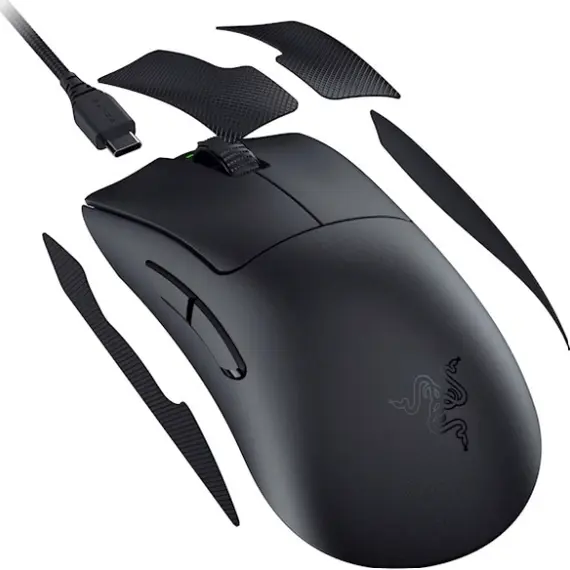მაუსი Razer Mouse Deathadder V3 Pro, USB-A/WL/BT, black, 2 image - TechMall.geმაუსი Razer Mouse Deathadder V3 Pro, USB-A/WL/BT, black, 2 image - TechMall.ge ,მაუსი Razer Mouse Deathadder V3 Pro, USB-A/WL/BT, black, 2 image - TechMall.ge