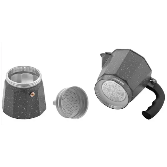 ყავის მადუღარა Ardesto Coffee Maker Gemini Molise, 9 cups, grey, aluminum, 4 image - TechMall.geყავის მადუღარა Ardesto Coffee Maker Gemini Molise, 9 cups, grey, aluminum, 4 image - TechMall.ge ,ყავის მადუღარა Ardesto Coffee Maker Gemini Molise, 9 cups, grey, aluminum, 4 image - TechMall.ge