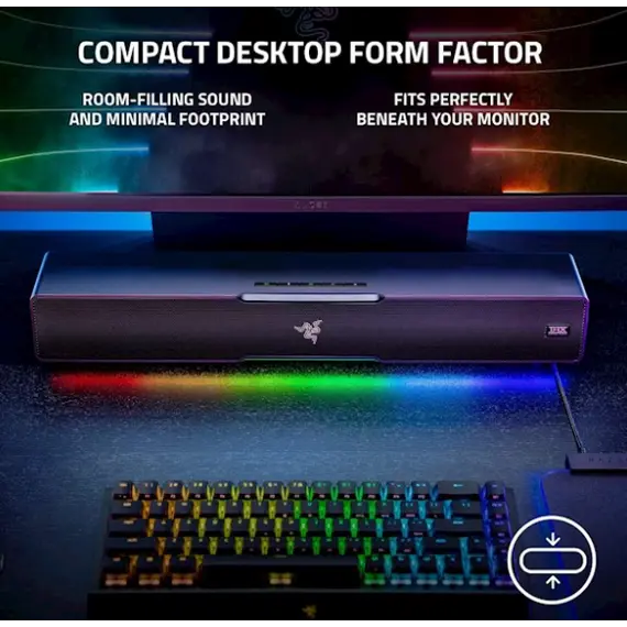 დინამიკი Razer Leviathan V2 7.1 USB-A/BT RGB, black, 3 image - TechMall.geდინამიკი Razer Leviathan V2 7.1 USB-A/BT RGB, black, 3 image - TechMall.ge ,დინამიკი Razer Leviathan V2 7.1 USB-A/BT RGB, black, 3 image - TechMall.ge