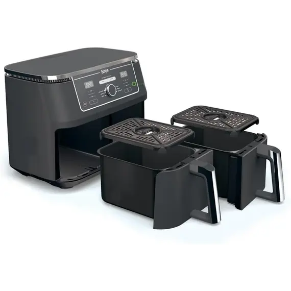 აეროგრილი Ninja AF400EU Dual Zone Air Fryer Black, 4 image - TechMall.geაეროგრილი Ninja AF400EU Dual Zone Air Fryer Black, 4 image - TechMall.ge ,აეროგრილი Ninja AF400EU Dual Zone Air Fryer Black, 4 image - TechMall.ge