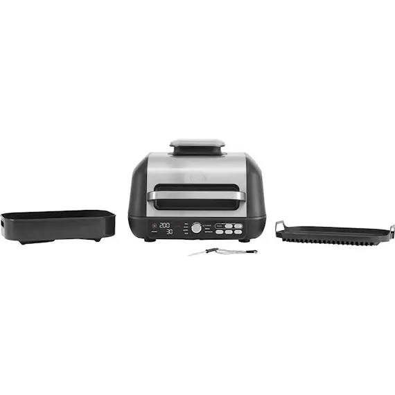 გრილი Ninja AG651EU, 2460W, 3.8L, Grill And Air Fryer, Black/Silver, 2 image - TechMall.geგრილი Ninja AG651EU, 2460W, 3.8L, Grill And Air Fryer, Black/Silver, 2 image - TechMall.ge ,გრილი Ninja AG651EU, 2460W, 3.8L, Grill And Air Fryer, Black/Silver, 2 image - TechMall.ge