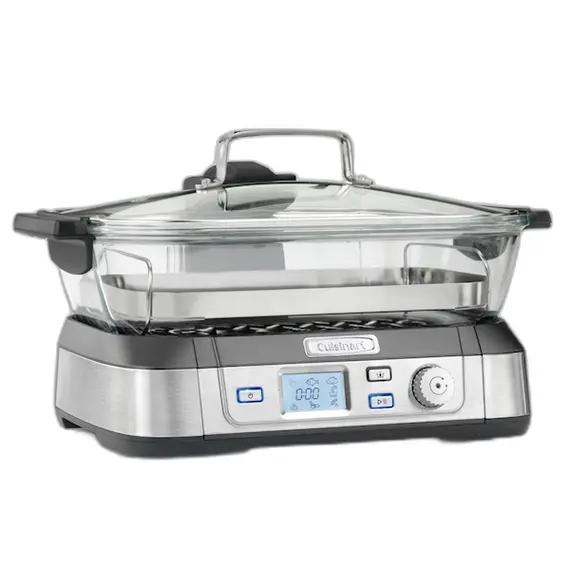ორთქლსახარში Cuisinart STM1000E, 1800W, 5L, Electric Glass Steamer, Black/Silver - TechMall.geორთქლსახარში Cuisinart STM1000E, 1800W, 5L, Electric Glass Steamer, Black/Silver - TechMall.ge ,ორთქლსახარში Cuisinart STM1000E, 1800W, 5L, Electric Glass Steamer, Black/Silver - TechMall.ge