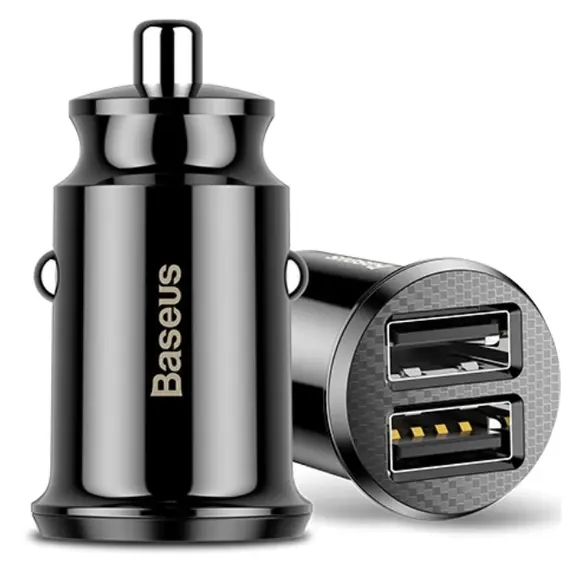 მანქანის დამტენი Baseus Grain Car Charger Dual USB 5V 3.1A CCALL-ML01 - TechMall.geმანქანის დამტენი Baseus Grain Car Charger Dual USB 5V 3.1A CCALL-ML01 - TechMall.ge ,მანქანის დამტენი Baseus Grain Car Charger Dual USB 5V 3.1A CCALL-ML01 - TechMall.ge