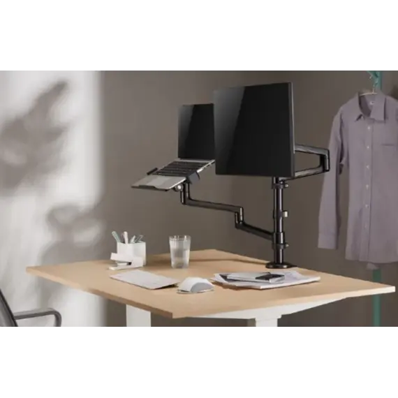მონიტორის საკიდი Gembird MA-DA-04 Desk mounted adjustable monitor arm with notebook tray 17"-32", 4 image - TechMall.geმონიტორის საკიდი Gembird MA-DA-04 Desk mounted adjustable monitor arm with notebook tray 17"-32", 4 image - TechMall.ge ,მონიტორის საკიდი Gembird MA-DA-04 Desk mounted adjustable monitor arm with notebook tray 17"-32", 4 image - TechMall.ge