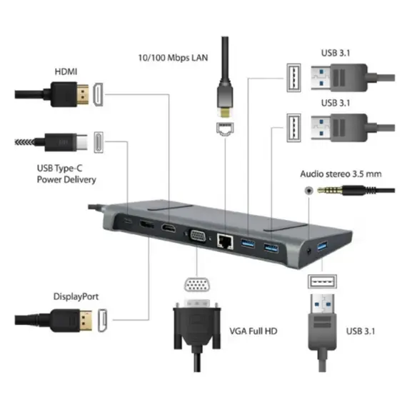 ადაპტერი Gembird A-CM-COMBO9-02 USB Type-C 9-in-1 multi-port adapter, 2 image - TechMall.geადაპტერი Gembird A-CM-COMBO9-02 USB Type-C 9-in-1 multi-port adapter, 2 image - TechMall.ge ,ადაპტერი Gembird A-CM-COMBO9-02 USB Type-C 9-in-1 multi-port adapter, 2 image - TechMall.ge