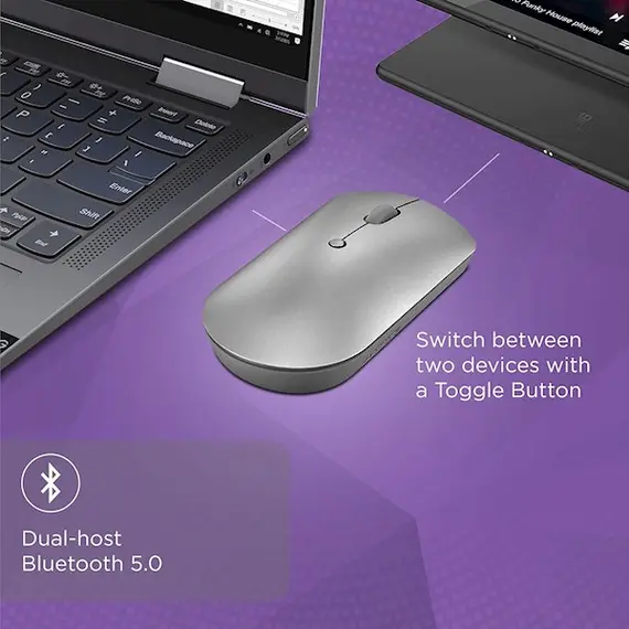 მაუსი Lenovo 600 Bluetooth Silent Mouse, Blue Optical Sensor, Adjustable DPI, 4 Button, Microsoft Swift Pair, Windows, Chrome, GY50X88832, Gray, 4 image - TechMall.geმაუსი Lenovo 600 Bluetooth Silent Mouse, Blue Optical Sensor, Adjustable DPI, 4 Button, Microsoft Swift Pair, Windows, Chrome, GY50X88832, Gray, 4 image - TechMall.ge ,მაუსი Lenovo 600 Bluetooth Silent Mouse, Blue Optical Sensor, Adjustable DPI, 4 Button, Microsoft Swift Pair, Windows, Chrome, GY50X88832, Gray, 4 image - TechMall.ge
