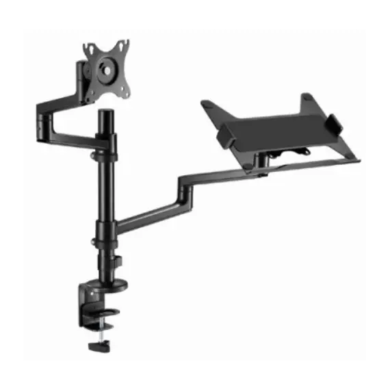 მონიტორის საკიდი Gembird MA-DA-04 Desk mounted adjustable monitor arm with notebook tray 17"-32" - TechMall.geმონიტორის საკიდი Gembird MA-DA-04 Desk mounted adjustable monitor arm with notebook tray 17"-32" - TechMall.ge ,მონიტორის საკიდი Gembird MA-DA-04 Desk mounted adjustable monitor arm with notebook tray 17"-32" - TechMall.ge