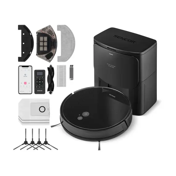 რობოტი მტვერსასრუტი Sencor SRV 6485BK Robot Vacuum Cleaner, 6 image - TechMall.geრობოტი მტვერსასრუტი Sencor SRV 6485BK Robot Vacuum Cleaner, 6 image - TechMall.ge ,რობოტი მტვერსასრუტი Sencor SRV 6485BK Robot Vacuum Cleaner, 6 image - TechMall.ge