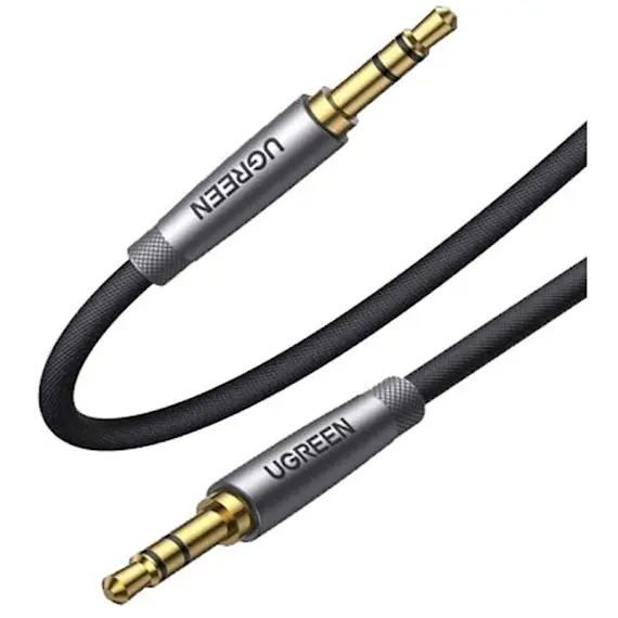 აუდიო კაბელი UGREEN AV150 (50356), 3.5mm To 3.5mm, 1.5m, Grey, 2 image - TechMall.geაუდიო კაბელი UGREEN AV150 (50356), 3.5mm To 3.5mm, 1.5m, Grey, 2 image - TechMall.ge ,აუდიო კაბელი UGREEN AV150 (50356), 3.5mm To 3.5mm, 1.5m, Grey, 2 image - TechMall.ge