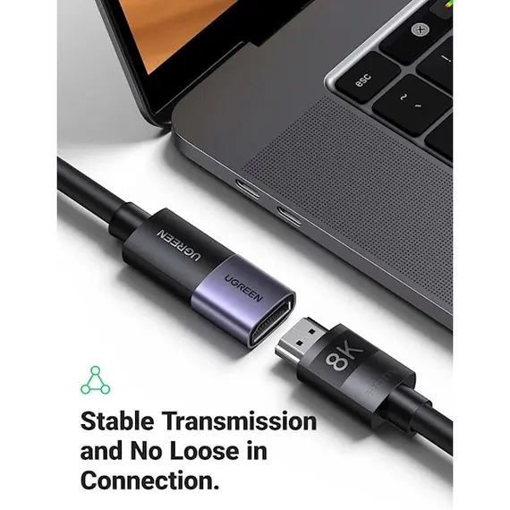 ადაპტერი UGREEN HD159 (90592), HDMI Female to HDMI Female Adapter, Grey, 4 image - TechMall.geადაპტერი UGREEN HD159 (90592), HDMI Female to HDMI Female Adapter, Grey, 4 image - TechMall.ge ,ადაპტერი UGREEN HD159 (90592), HDMI Female to HDMI Female Adapter, Grey, 4 image - TechMall.ge