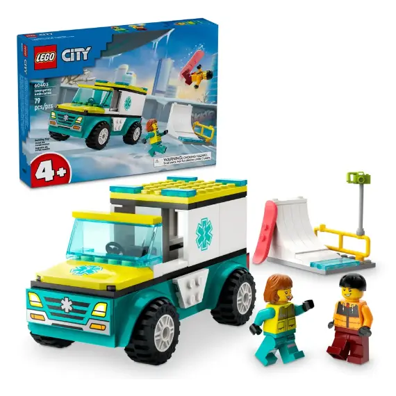 ლეგო LEGO Constructor CITY EMERGENCY AMBULANCE AND SNOWBOARDER - TechMall.geლეგო LEGO Constructor CITY EMERGENCY AMBULANCE AND SNOWBOARDER - TechMall.ge ,ლეგო LEGO Constructor CITY EMERGENCY AMBULANCE AND SNOWBOARDER - TechMall.ge