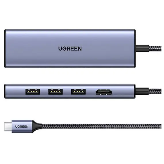 USB-C ჰაბი UGREEN CM511 (20956A), Type-C, USB, HDMI, TF/SD, Hub, Grey, 2 image - TechMall.geUSB-C ჰაბი UGREEN CM511 (20956A), Type-C, USB, HDMI, TF/SD, Hub, Grey, 2 image - TechMall.ge ,USB-C ჰაბი UGREEN CM511 (20956A), Type-C, USB, HDMI, TF/SD, Hub, Grey, 2 image - TechMall.ge