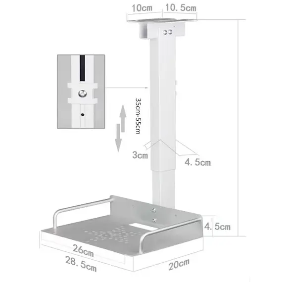 პროექტორის საკიდი ALLSCREEN PROJECTOR CELLING MOUNT AZ01 From 35cm to 55cm, 3 image - TechMall.geპროექტორის საკიდი ALLSCREEN PROJECTOR CELLING MOUNT AZ01 From 35cm to 55cm, 3 image - TechMall.ge ,პროექტორის საკიდი ALLSCREEN PROJECTOR CELLING MOUNT AZ01 From 35cm to 55cm, 3 image - TechMall.ge