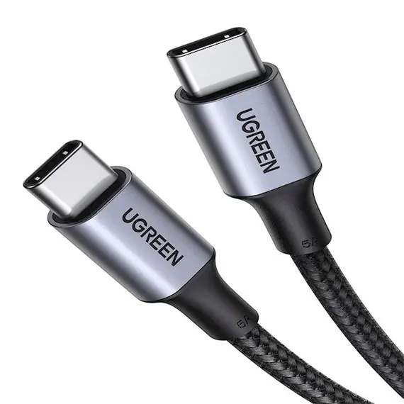USB კაბელი UGREEN US316 (70429), 100W, Type-c to Type-c, 2m, Black, 2 image - TechMall.geUSB კაბელი UGREEN US316 (70429), 100W, Type-c to Type-c, 2m, Black, 2 image - TechMall.ge ,USB კაბელი UGREEN US316 (70429), 100W, Type-c to Type-c, 2m, Black, 2 image - TechMall.ge