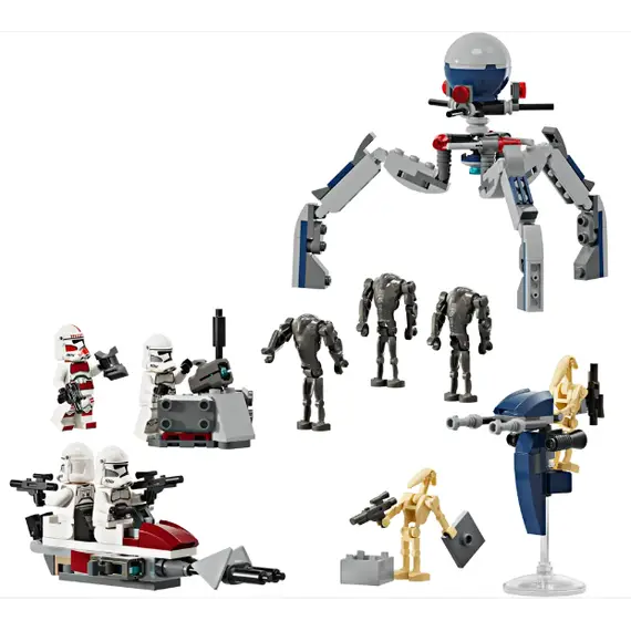 ლეგო LEGO Constructor STAR WARS TM CLONE TROOPER™ & BATTLE DROID™ BATTLE PA, 2 image - TechMall.geლეგო LEGO Constructor STAR WARS TM CLONE TROOPER™ & BATTLE DROID™ BATTLE PA, 2 image - TechMall.ge ,ლეგო LEGO Constructor STAR WARS TM CLONE TROOPER™ & BATTLE DROID™ BATTLE PA, 2 image - TechMall.ge