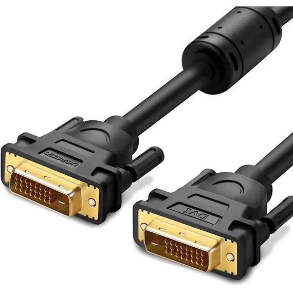 DVI კაბელი UGREEN DV101 (11607), DVI 24+1 Male To Male, 3m, Black - TechMall.geDVI კაბელი UGREEN DV101 (11607), DVI 24+1 Male To Male, 3m, Black - TechMall.ge ,DVI კაბელი UGREEN DV101 (11607), DVI 24+1 Male To Male, 3m, Black - TechMall.ge