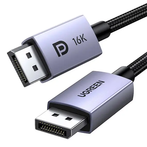 ვიდეო კაბელი UGREEN DP118 (15384), 16K DisplayPort To DisplayPort, 2m, Grey/Black - TechMall.geვიდეო კაბელი UGREEN DP118 (15384), 16K DisplayPort To DisplayPort, 2m, Grey/Black - TechMall.ge ,ვიდეო კაბელი UGREEN DP118 (15384), 16K DisplayPort To DisplayPort, 2m, Grey/Black - TechMall.ge