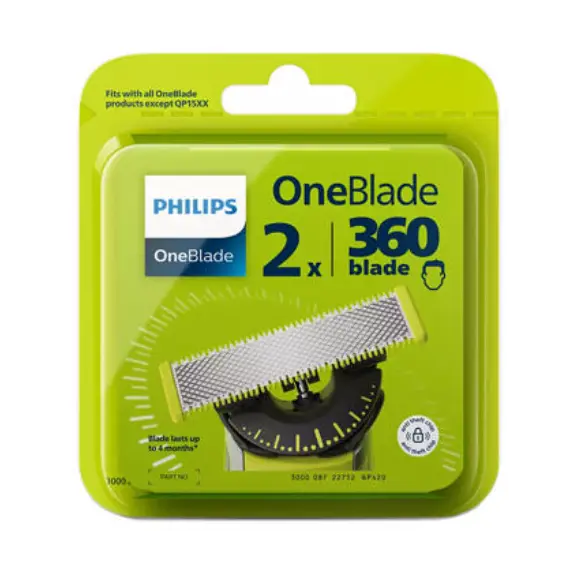 საპარსის პირები Philips OneBladec Replacement blade 2 Pack QP420/50, 2 image - TechMall.geსაპარსის პირები Philips OneBladec Replacement blade 2 Pack QP420/50, 2 image - TechMall.ge ,საპარსის პირები Philips OneBladec Replacement blade 2 Pack QP420/50, 2 image - TechMall.ge