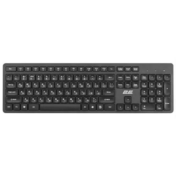 კლავიატურა 2E Keyboard membrane KS260 106key, WL, EN/UK, black - TechMall.geკლავიატურა 2E Keyboard membrane KS260 106key, WL, EN/UK, black - TechMall.ge ,კლავიატურა 2E Keyboard membrane KS260 106key, WL, EN/UK, black - TechMall.ge
