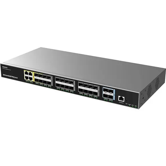 სვიჩი Grandstream GWN7831, Layer 3 Managed Network Switch, 24x SFP, 4x SFP+, 4x GbE combo, optional redundant PSU, 2 image - TechMall.geსვიჩი Grandstream GWN7831, Layer 3 Managed Network Switch, 24x SFP, 4x SFP+, 4x GbE combo, optional redundant PSU, 2 image - TechMall.ge ,სვიჩი Grandstream GWN7831, Layer 3 Managed Network Switch, 24x SFP, 4x SFP+, 4x GbE combo, optional redundant PSU, 2 image - TechMall.ge