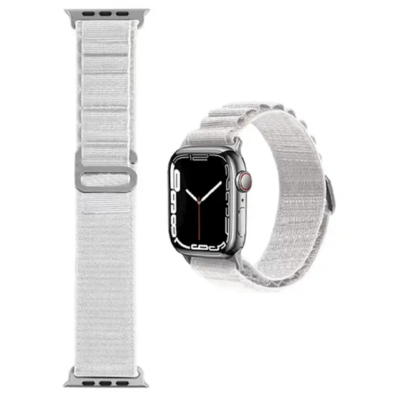 სმარტ საათის სამაჯური Wiwu 42/44/45/49 Nylon, Apple Watch Strap, White, 2 image - TechMall.geსმარტ საათის სამაჯური Wiwu 42/44/45/49 Nylon, Apple Watch Strap, White, 2 image - TechMall.ge ,სმარტ საათის სამაჯური Wiwu 42/44/45/49 Nylon, Apple Watch Strap, White, 2 image - TechMall.ge