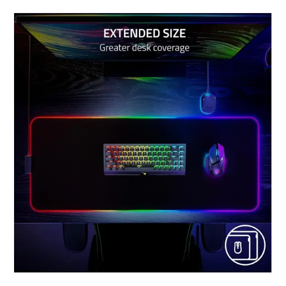 მაუსპადი Razer Mouse Pad Strider XXL (940x450x3mm), black, 3 image - TechMall.geმაუსპადი Razer Mouse Pad Strider XXL (940x450x3mm), black, 3 image - TechMall.ge ,მაუსპადი Razer Mouse Pad Strider XXL (940x450x3mm), black, 3 image - TechMall.ge