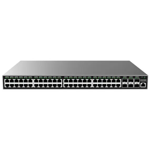 სვიჩი Grandstream GWN7806P, Layer 2+ Managed Network Switch, 48x GbE RJ45 PoE 802.3 af/at, up to 30W per port, 360W total power budget, 6x SFP+, stackable - TechMall.geსვიჩი Grandstream GWN7806P, Layer 2+ Managed Network Switch, 48x GbE RJ45 PoE 802.3 af/at, up to 30W per port, 360W total power budget, 6x SFP+, stackable - TechMall.ge ,სვიჩი Grandstream GWN7806P, Layer 2+ Managed Network Switch, 48x GbE RJ45 PoE 802.3 af/at, up to 30W per port, 360W total power budget, 6x SFP+, stackable - TechMall.ge