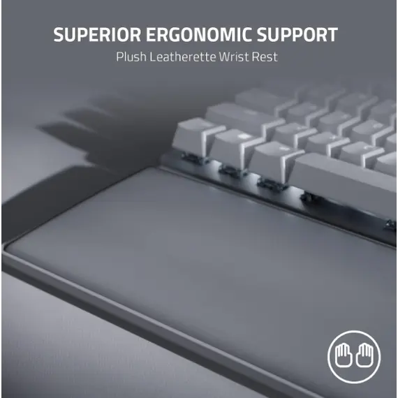 კლავიატურა Razer Keyboard Pro Type Ultra LED 108key USB/WL/BT EN, white, 6 image - TechMall.geკლავიატურა Razer Keyboard Pro Type Ultra LED 108key USB/WL/BT EN, white, 6 image - TechMall.ge ,კლავიატურა Razer Keyboard Pro Type Ultra LED 108key USB/WL/BT EN, white, 6 image - TechMall.ge