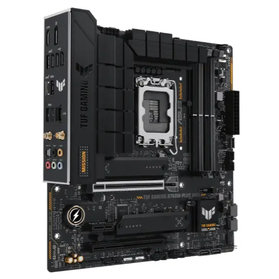 დედა დაფა ASUS Motherboard TUF GAMING B760M-PLUS WIFI s1700 B760 4xDDR5 M.2 HDMI DP Wi-Fi BT mATX, 2 image - TechMall.geდედა დაფა ASUS Motherboard TUF GAMING B760M-PLUS WIFI s1700 B760 4xDDR5 M.2 HDMI DP Wi-Fi BT mATX, 2 image - TechMall.ge ,დედა დაფა ASUS Motherboard TUF GAMING B760M-PLUS WIFI s1700 B760 4xDDR5 M.2 HDMI DP Wi-Fi BT mATX, 2 image - TechMall.ge