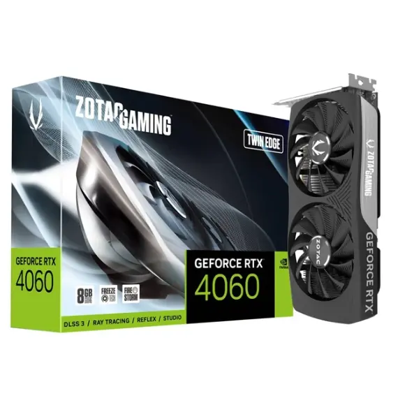 ვიდეო დაფა ZOTAC GeForce RTX4060 Twin Edge 8GB 128-Bit GDDR6 - ZT-D40600E-10M - TechMall.geვიდეო დაფა ZOTAC GeForce RTX4060 Twin Edge 8GB 128-Bit GDDR6 - ZT-D40600E-10M - TechMall.ge ,ვიდეო დაფა ZOTAC GeForce RTX4060 Twin Edge 8GB 128-Bit GDDR6 - ZT-D40600E-10M - TechMall.ge