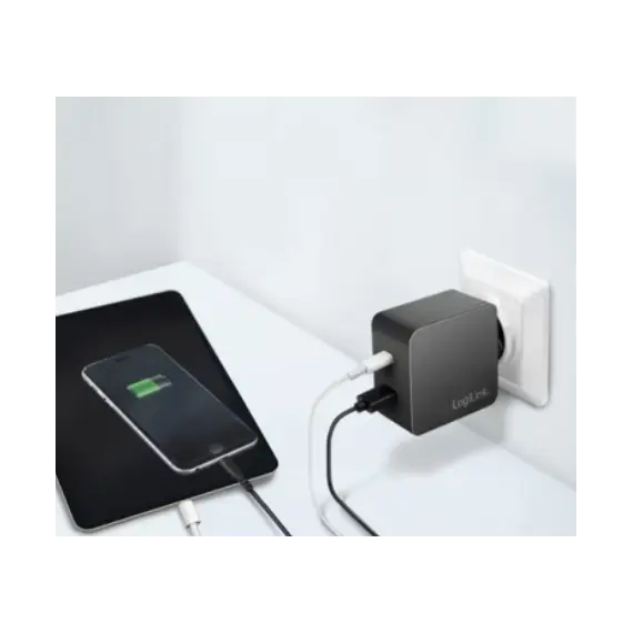 ადაპტერი Logilink PA0310 Dual USB charger set 1x USB-C 1x USB-A 45W Black, 5 image - TechMall.geადაპტერი Logilink PA0310 Dual USB charger set 1x USB-C 1x USB-A 45W Black, 5 image - TechMall.ge ,ადაპტერი Logilink PA0310 Dual USB charger set 1x USB-C 1x USB-A 45W Black, 5 image - TechMall.ge
