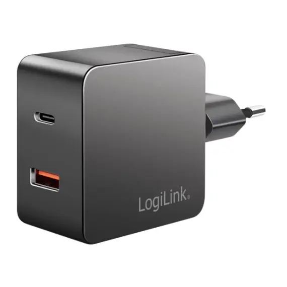 ადაპტერი Logilink PA0310 Dual USB charger set 1x USB-C 1x USB-A 45W Black - TechMall.geადაპტერი Logilink PA0310 Dual USB charger set 1x USB-C 1x USB-A 45W Black - TechMall.ge ,ადაპტერი Logilink PA0310 Dual USB charger set 1x USB-C 1x USB-A 45W Black - TechMall.ge