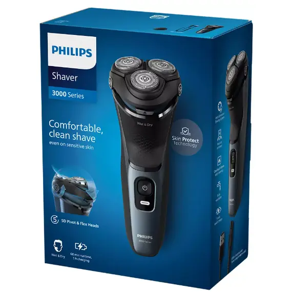 წვერსაპარსი PHILIPS - S3144/00, 3 image - TechMall.geწვერსაპარსი PHILIPS - S3144/00, 3 image - TechMall.ge ,წვერსაპარსი PHILIPS - S3144/00, 3 image - TechMall.ge