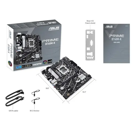 დედა დაფა ASUS Motherboard PRIME B760M-K s1700 B760 2xDDR5 M.2 HDMI D-Sub mATX, 4 image - TechMall.geდედა დაფა ASUS Motherboard PRIME B760M-K s1700 B760 2xDDR5 M.2 HDMI D-Sub mATX, 4 image - TechMall.ge ,დედა დაფა ASUS Motherboard PRIME B760M-K s1700 B760 2xDDR5 M.2 HDMI D-Sub mATX, 4 image - TechMall.ge