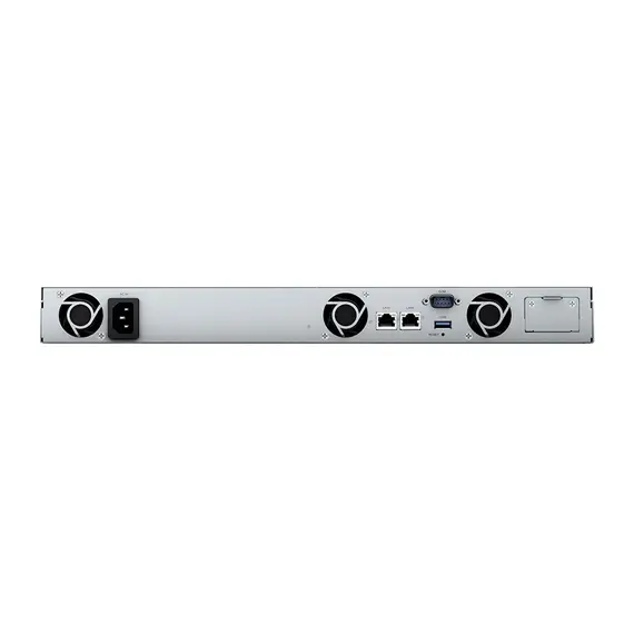 სერვერი Synology RS422+ AMD Ryzen R1600  2-core 2.6 (base) / 3.1 (turbo) GHz;/ RAM 2 GB DDR4 ECC;/ 4x Drive Bays;/ 2x RJ-45 1GbE LAN Port;/ USB 3.2 Gen 1 Port;/  PCIe Expansion 1 x Gen3;/ Form Factor 1U;/  Power Supply Unit 100W;/ Warranty 3Y, 3 image - TechMall.geსერვერი Synology RS422+ AMD Ryzen R1600  2-core 2.6 (base) / 3.1 (turbo) GHz;/ RAM 2 GB DDR4 ECC;/ 4x Drive Bays;/ 2x RJ-45 1GbE LAN Port;/ USB 3.2 Gen 1 Port;/  PCIe Expansion 1 x Gen3;/ Form Factor 1U;/  Power Supply Unit 100W;/ Warranty 3Y, 3 image - TechMall.ge ,სერვერი Synology RS422+ AMD Ryzen R1600  2-core 2.6 (base) / 3.1 (turbo) GHz;/ RAM 2 GB DDR4 ECC;/ 4x Drive Bays;/ 2x RJ-45 1GbE LAN Port;/ USB 3.2 Gen 1 Port;/  PCIe Expansion 1 x Gen3;/ Form Factor 1U;/  Power Supply Unit 100W;/ Warranty 3Y, 3 image - TechMall.ge
