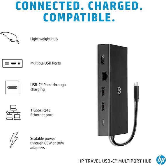 USB ჰაბი HP Travel USB-C Multi Port Hub (1C1Y5AA), 4 image - TechMall.geUSB ჰაბი HP Travel USB-C Multi Port Hub (1C1Y5AA), 4 image - TechMall.ge ,USB ჰაბი HP Travel USB-C Multi Port Hub (1C1Y5AA), 4 image - TechMall.ge