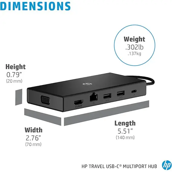 USB ჰაბი HP Travel USB-C Multi Port Hub (1C1Y5AA), 5 image - TechMall.geUSB ჰაბი HP Travel USB-C Multi Port Hub (1C1Y5AA), 5 image - TechMall.ge ,USB ჰაბი HP Travel USB-C Multi Port Hub (1C1Y5AA), 5 image - TechMall.ge