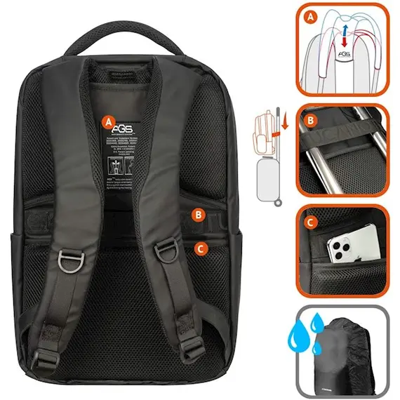 ნოუთბუქის ჩანთა Tucano LUNAR BACKPACK 15.6" BLACK, 3 image - TechMall.geნოუთბუქის ჩანთა Tucano LUNAR BACKPACK 15.6" BLACK, 3 image - TechMall.ge ,ნოუთბუქის ჩანთა Tucano LUNAR BACKPACK 15.6" BLACK, 3 image - TechMall.ge