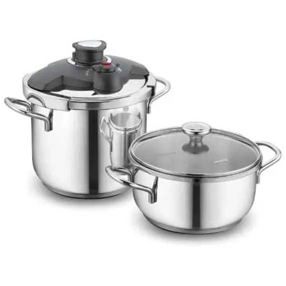 მულტისახარში ქვაბი Korkmaz A171 Alia 4 pcs. Pressure Cooker - TechMall.geმულტისახარში ქვაბი Korkmaz A171 Alia 4 pcs. Pressure Cooker - TechMall.ge ,მულტისახარში ქვაბი Korkmaz A171 Alia 4 pcs. Pressure Cooker - TechMall.ge